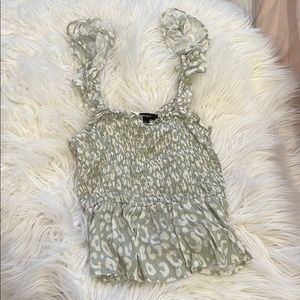 Tank top leopard print